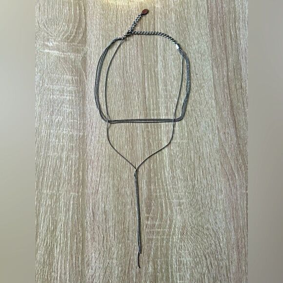 No Brand Jewelry - NWOT … Silver “Three Strand” Necklace